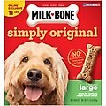 Milk-Bone Simply Original Dog Treats, Large Biscuits, 11-lb box