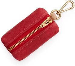 The Foggy Dog Ruby Waxed Canvas Dog Waste Bag Dispenser