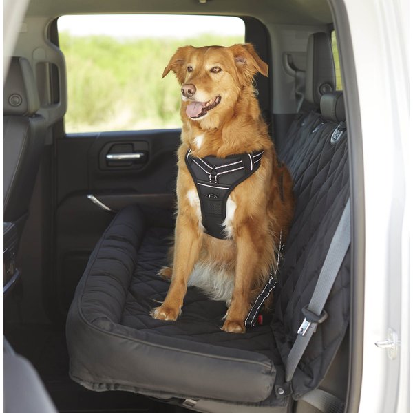 3 Dog No Slip Bolster Grey Seat Protector, 54 L X 26 W X 0.5 H