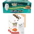 Fancy Feast Medleys Primavera Collection Variety Pack Canned Food + Savory Cravings Limited Ingredient Salmon Flavor Cat Treats