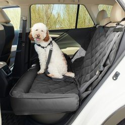 Frisco Bolster Bench Car Seat Cover, Large, Gray