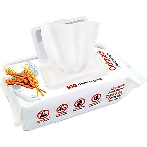 Best Pet Supplies Soothing Cat & Dog Grooming Wipes, Oatmeal Fragrance-Free, 100 count