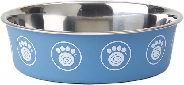 PetRageous Designs Capri Stainless-Steel Dog Bowl, Blue, 6.75-cup slide 1 of 2