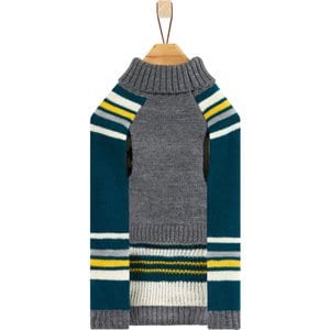 Frisco Striped Bone Dog & Cat Sweater, Medium
