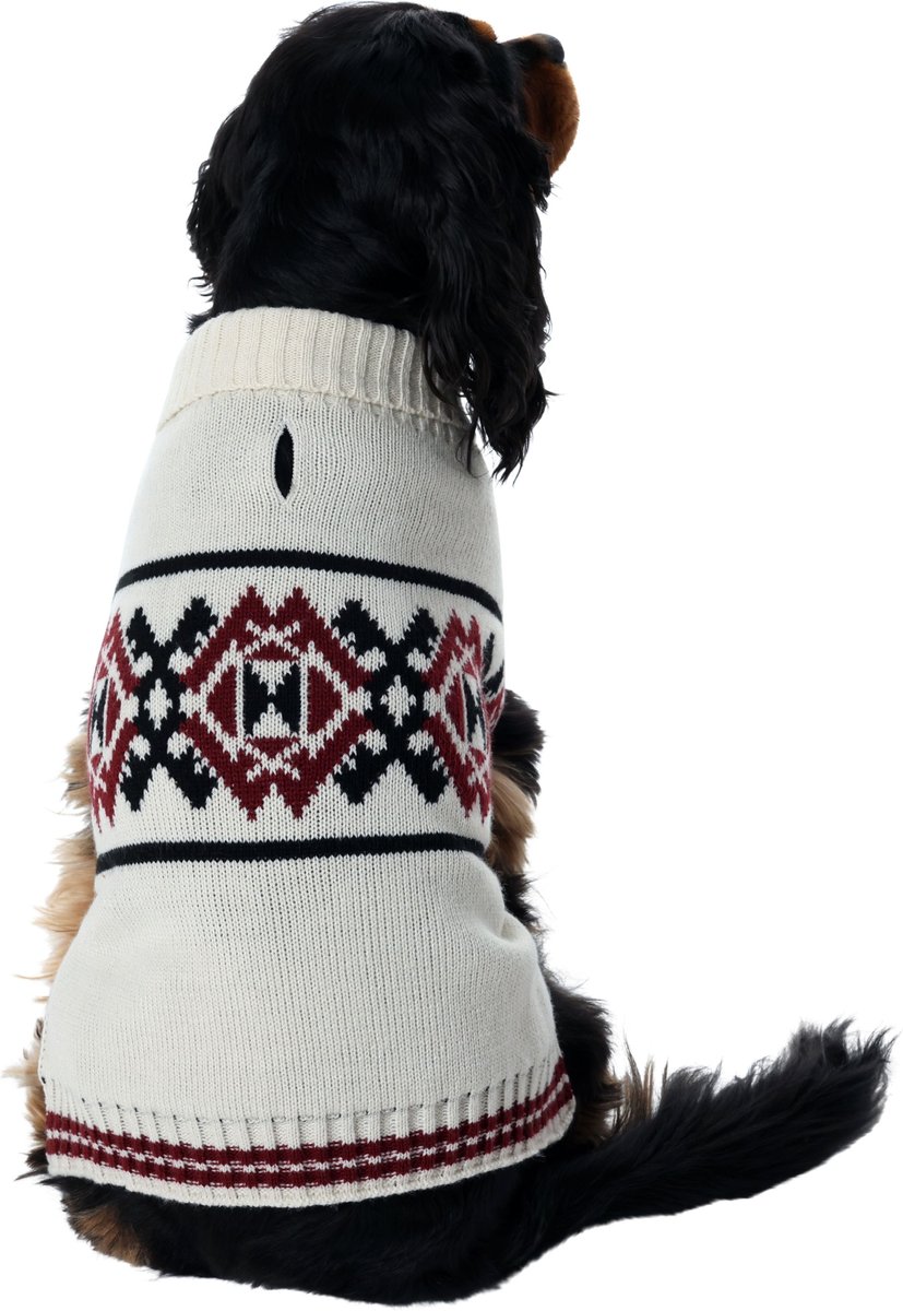 FRISCO Geometric Pattern Dog & Cat Sweater, X-Small - Chewy.com