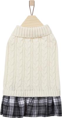 Show full view: Frisco Plaid Dog & Cat Sweater Dress, XX-Large slide 4 of 9