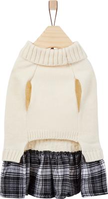 Show full view: Frisco Plaid Dog & Cat Sweater Dress, XX-Large slide 5 of 9