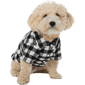 Frisco Black Plaid Dog & Cat Shirt, Medium