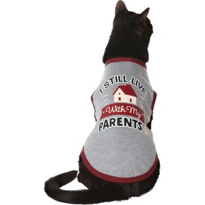 Frisco I Still Live with my Parents Dog & Cat T-Shirt, Small