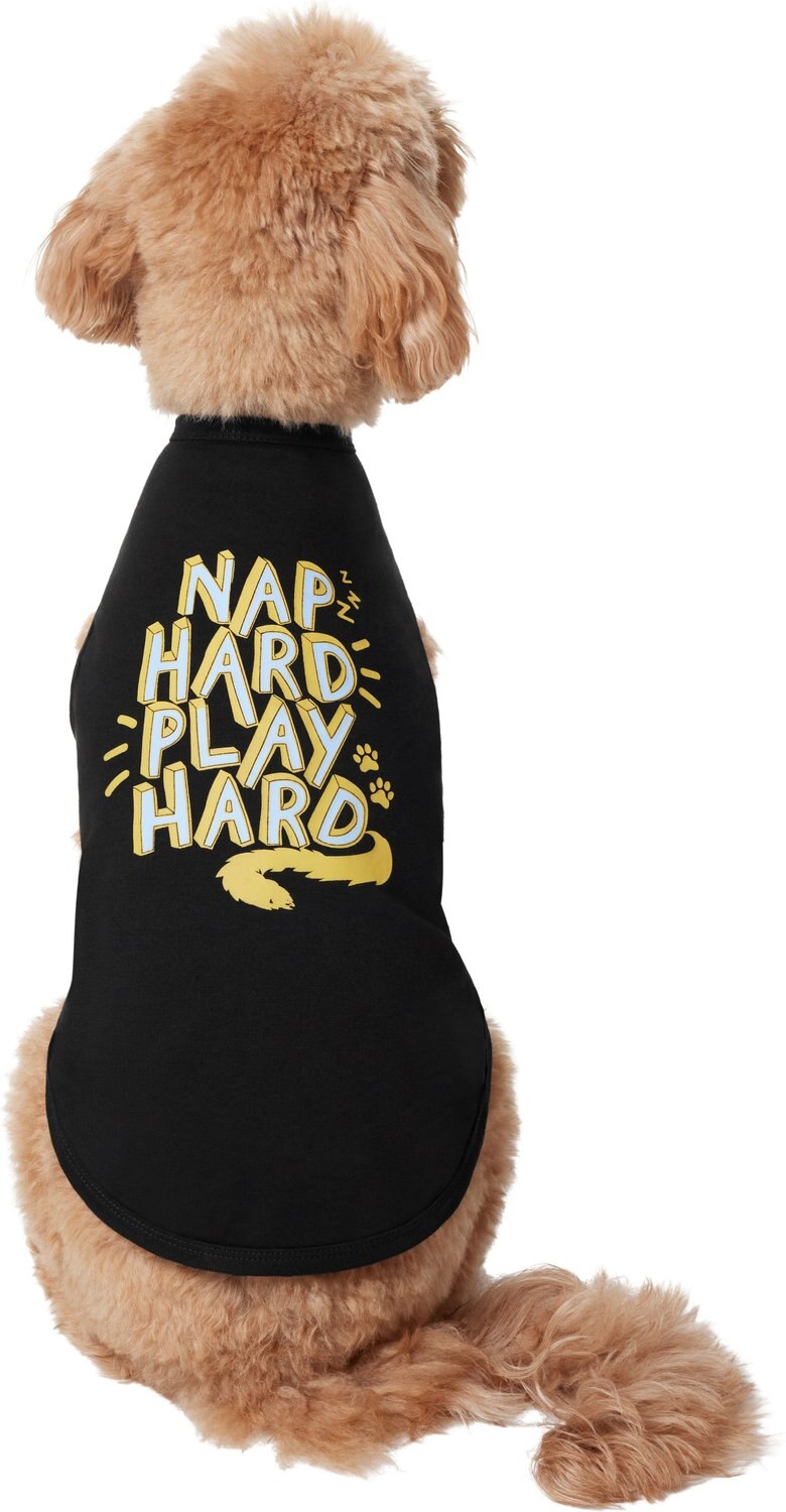 Frisco Nap Hard Play Hard Dog & Cat T-Shirt