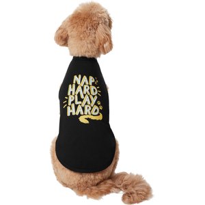 Frisco Nap Hard Play Hard Dog & Cat T-Shirt, Large