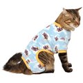 Frisco Love Otters Dog & Cat Fleece Pajamas, X-Small