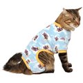 Frisco Love Otters Dog & Cat Fleece Pajamas, Small
