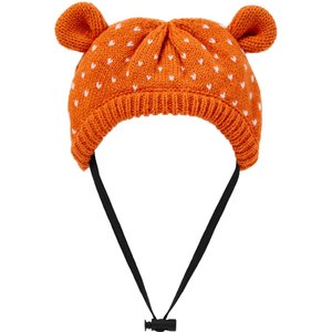 Frisco Heart Ears Dog & Cat Knitted Hat, X-Large/XX-Large