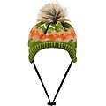 Frisco Striped Poof Dog & Cat Knitted Hat, X-Small/Small