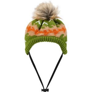 Frisco Colorblock Dog & Cat Knitted Hat, Teal/Cream