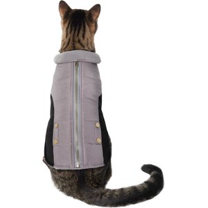 Frisco Faux Zipper Dog & Cat Jacket, Small