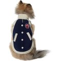 Frisco Lightweight Varsity Dog & Cat Jacket, Navy, Large