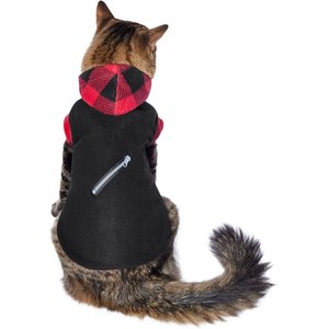 Frisco Classic Dog & Cat Coat, Red, Small