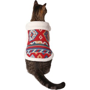 Frisco Geometric Western Dog & Cat Coat, X-Small