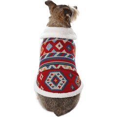 Frisco Mid-Heavyweight Geometric Western Dog & Cat Coat, Medium