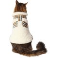 Frisco Lightweight Plaid Pocket Dog & Cat Coat, X-Small