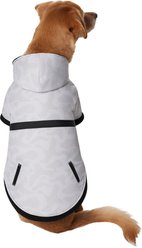 Frisco Mid-Heavyweight White Camouflage Dog & Cat Parka, Medium