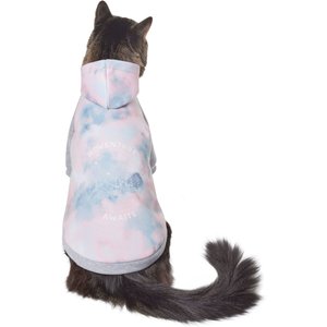 Frisco Pink Tie Dye Dog & Cat Hoodie, X-Small