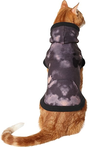Frisco Reverse Tie Dye Dog & Cat Hoodie, X-Small slide 1 of 9