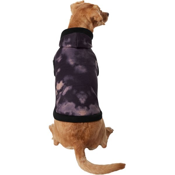 FRISCO Plaid Cable Knit Dog & Cat Sweater, Medium, Black