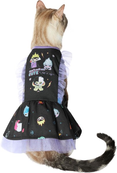 Disney Villains Dog & Cat Ruffle Dress, X-Small slide 1 of 7