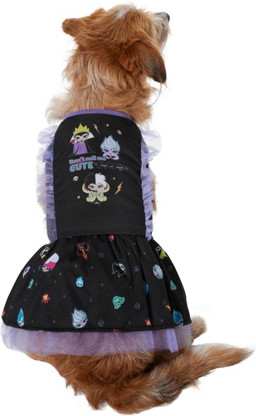 Disney Villains Dog & Cat Ruffle Dress, Medium slide 1 of 6