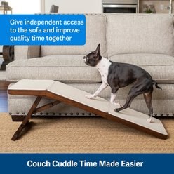 PetSafe CozyUp Foldable Wooden Cat & Dog Ramp, Espresso slide 2 of 7