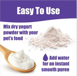 Whole Life Natural Solutions Yogurt Powder Dog & Cat Freeze-Dried Treats, 3-oz bag slide 2 of 8
