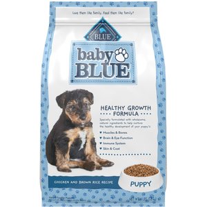Blue Buffalo Baby Blue Healthy Growth Formula Natural Chicken & Brown Rice Recipe Puppy Dry Food, 4-lb bag