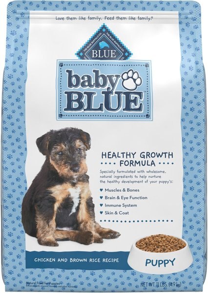 Blue Buffalo Baby Blue Healthy Growth Formula Natural Chicken & Brown Rice Recipe Puppy Dry Food, 11-lb bag slide 1 of 9