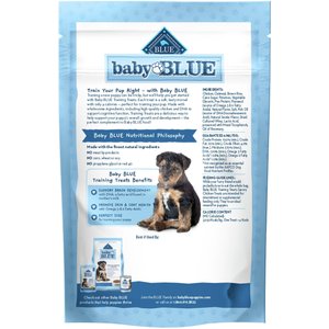 Blue Buffalo Baby Blue Natural Savory Chicken Puppy Treats, 4-oz bag