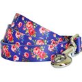 Blueberry Pet Durable Scent Inspired Rose Print Dog Leash, Medium: 5-ft long, 3/4-in wide