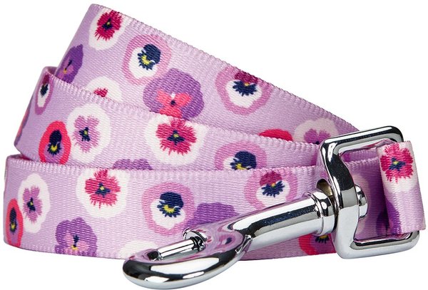 Blueberry Pet Essentials Spring Scent Inspired Garden Floral Dog Leash, Light Purple, Small: 5-ft long, 5/8-in wide slide 1 of 3