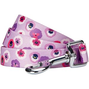 Blueberry Pet Essentials Spring Scent Inspired Garden Floral Dog Leash, Light Purple, Small: 5-ft long, 5/8-in wide