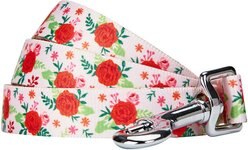 Blueberry Pet Essentials Spring Scent Inspired Garden Floral Dog Leash, Baby Pink, Large: 4-ft long, 1-in wide