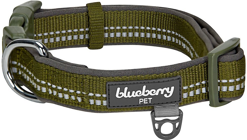 Blueberry Pet Soft & Safe 3M Neoprene Padded Adjustable Reflective Dog Collar