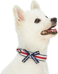 Blueberry Pet Bon Voyage Sea Lover Dog Collar, Horizontal Red Stripes, Small: 9 to 12.5-in neck slide 2 of 6