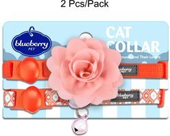 Blueberry Pet The Power of All in One Stunning Plum Adjustable Breakaway Cat Collar with Bell, 2 count, Perfect Orange slide 2 of 6