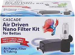 Penn-Plax Cascade Air Driven Nano Filter Kit, Black