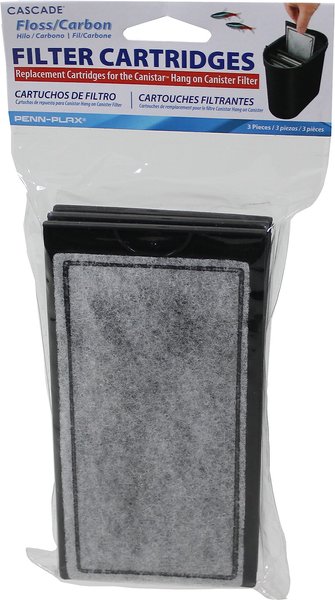 Penn-Plax 3 Pack Canistar Hang-on Filter Replacement Cartridge slide 1 of 2