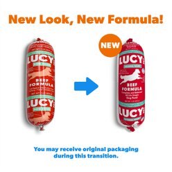 Lucy Pet Products Beef Formula Dog Food Roll, 1-lb bag slide 2 of 9