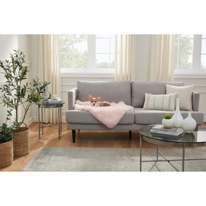 Best Friends by Sheri Throw Shag Dog & Cat Blanket, Cotton Candy, Standard