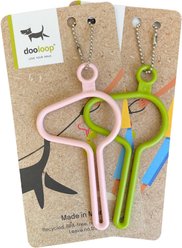 Dooloop Pretty Puppy Dog Waste Bag Holder, 2 count
