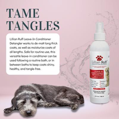 Show full view: Lillian Ruff Brightening Dog & Cat Shampoo & Leave in Conditioner Set, 16-fl oz & 8-fl oz bottle slide 5 of 10